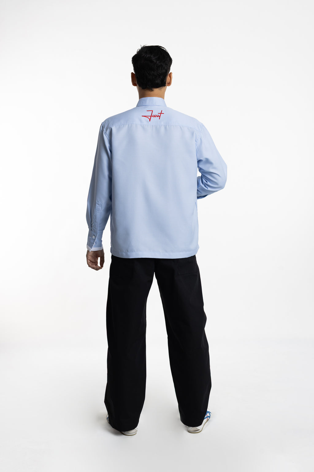 Juxt Men Blue Shirt