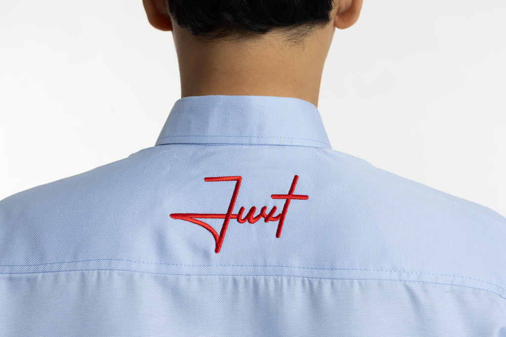 Juxt Men Blue Shirt